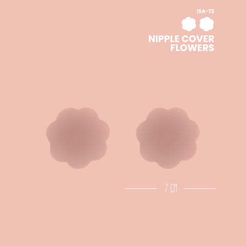 Cubre pezones invisibles ultra delgados / Nipple covers flowers / ISA-72