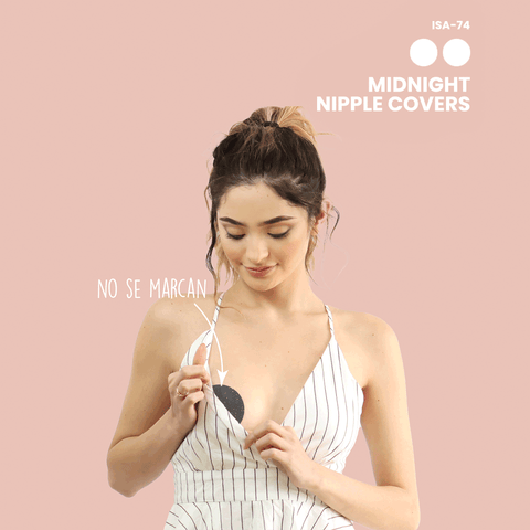 Cubre pezones  escarchados ultra delgados invisibles / Midnight Nipple Covers / ISA-74