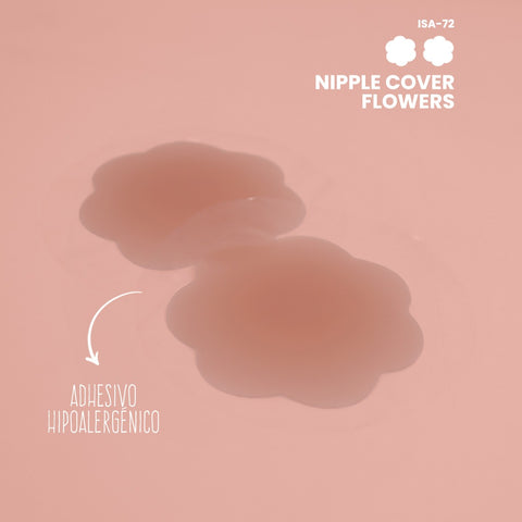 Cubre pezones invisibles ultra delgados / Nipple covers flowers / ISA-72