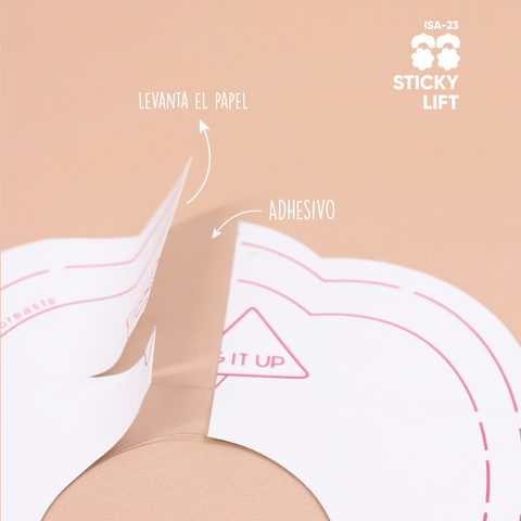 Cubre pezones con extensión para levantar el busto, 3 pares / Sticky lift / ISA-23