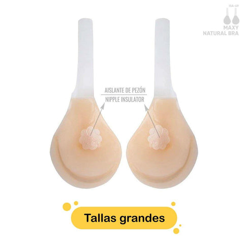 Brasier adhesivo busto pesado / Maxy natural bra - Bella Confidence
